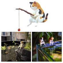 Load image into Gallery viewer, Fishing Cat-  Aquarium &amp; Terrarium Decoration
